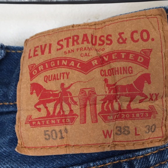 LEVI’s 501 Button Fly Men’s Jeans 👖 👖 - Picture 4 of 5